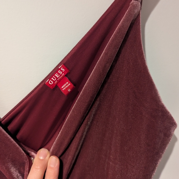 Velvet Jumpsuit old pink Guess size S - Picture 4 of 4